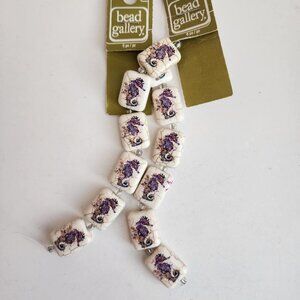 Bead Gallery Seahorse Bead Strands, Reconstituted Stone Jewelry making, Destash